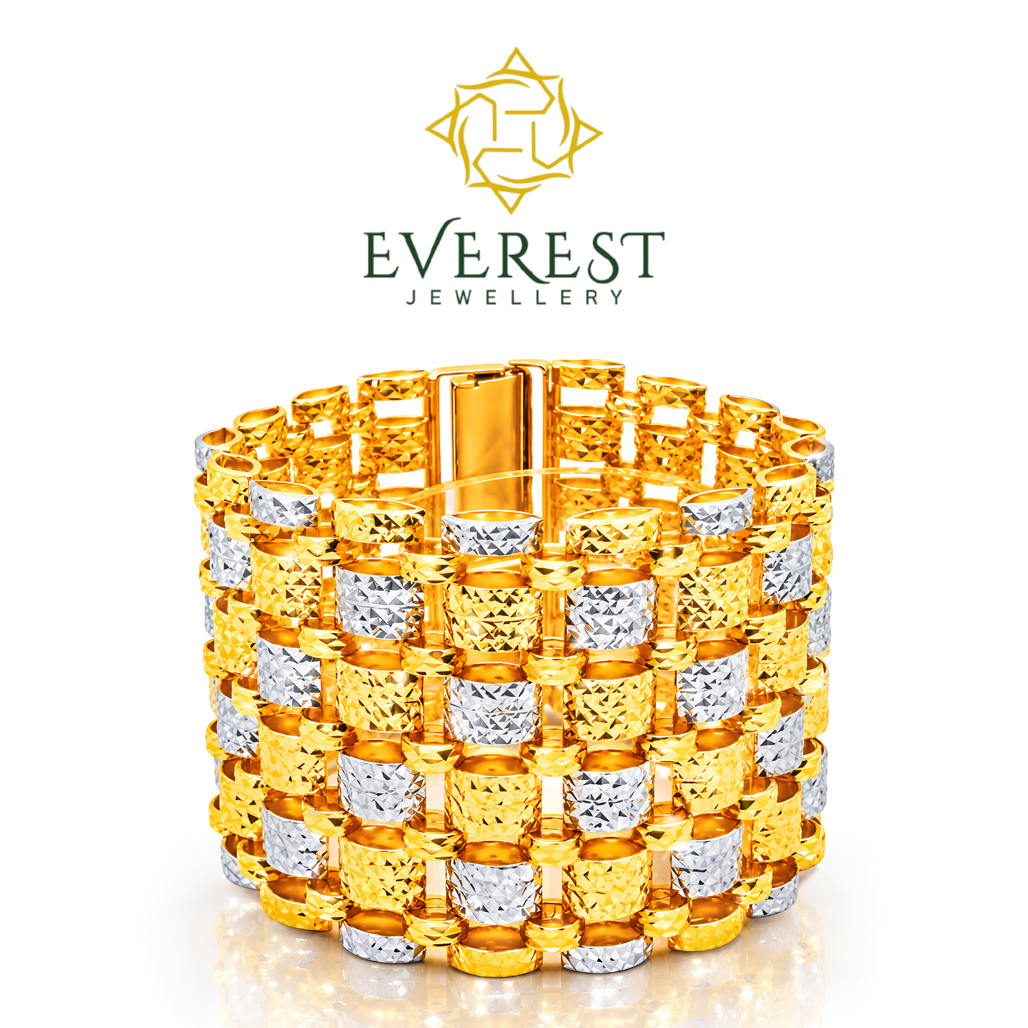 2C5R Oval Olive Hollow Bracelet