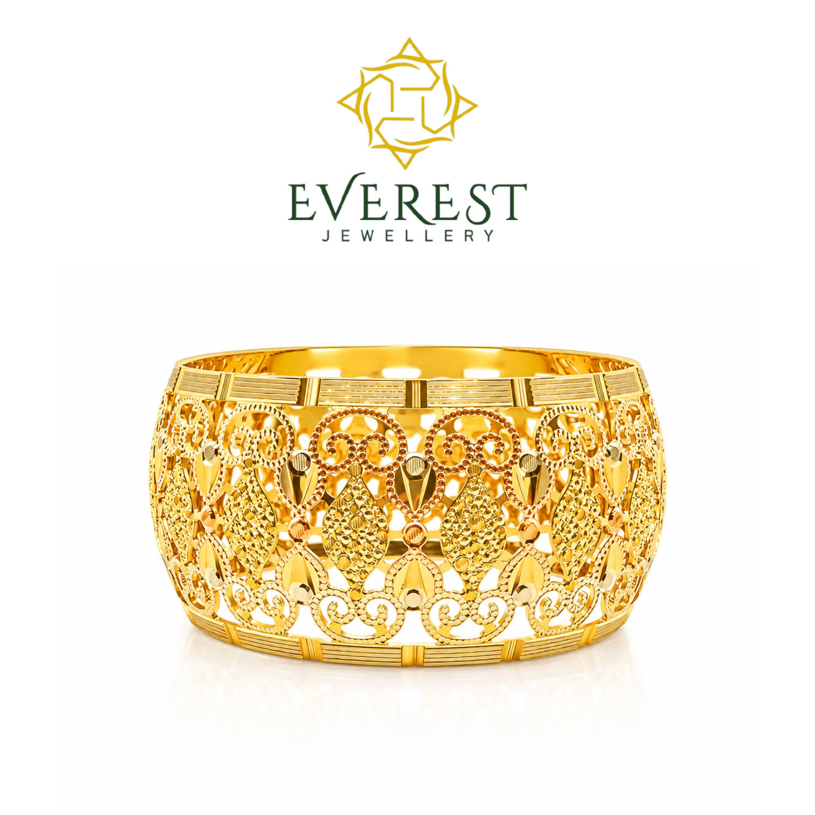 3C Flower Bangle