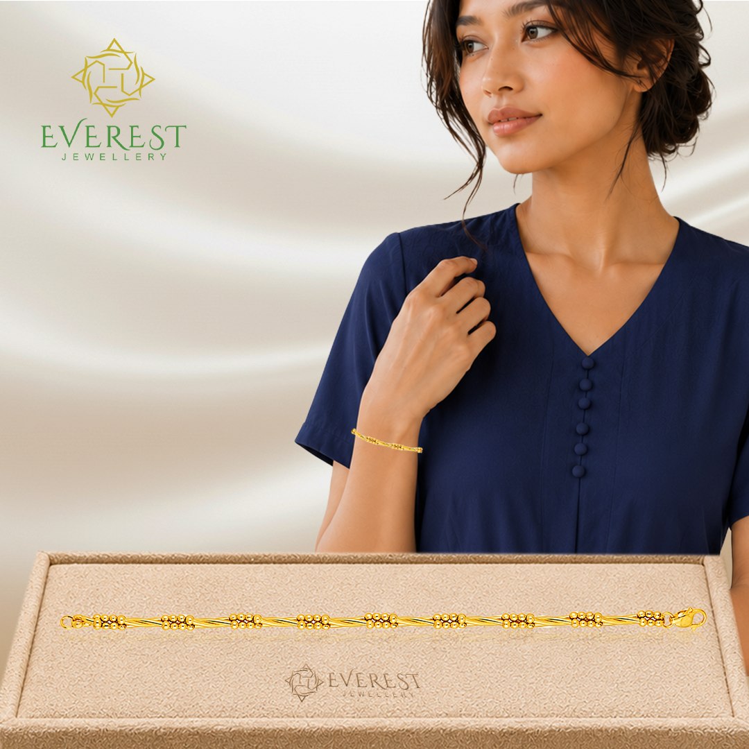916 1C Twist Line Luo Zhu Bracelet