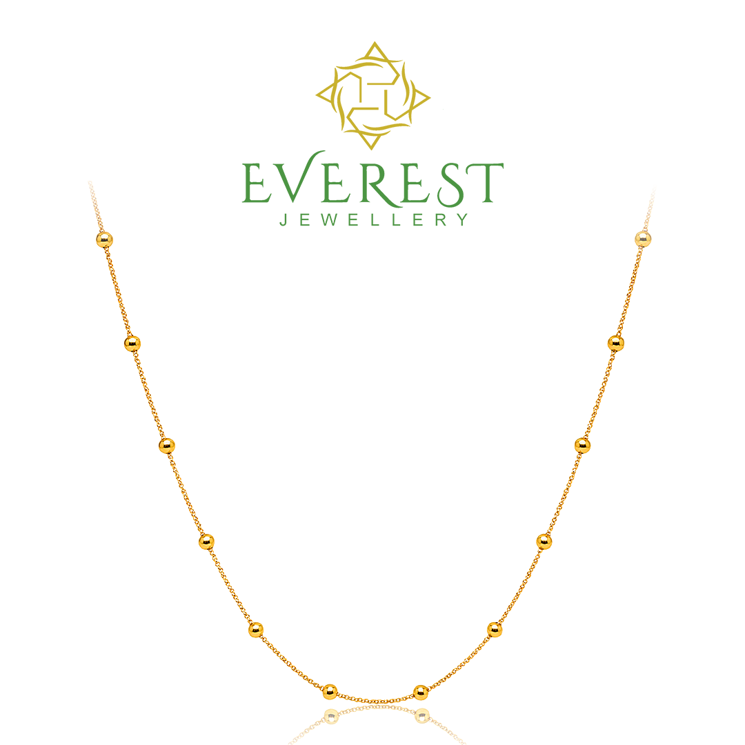 916 1R Long Shen Ball Necklace