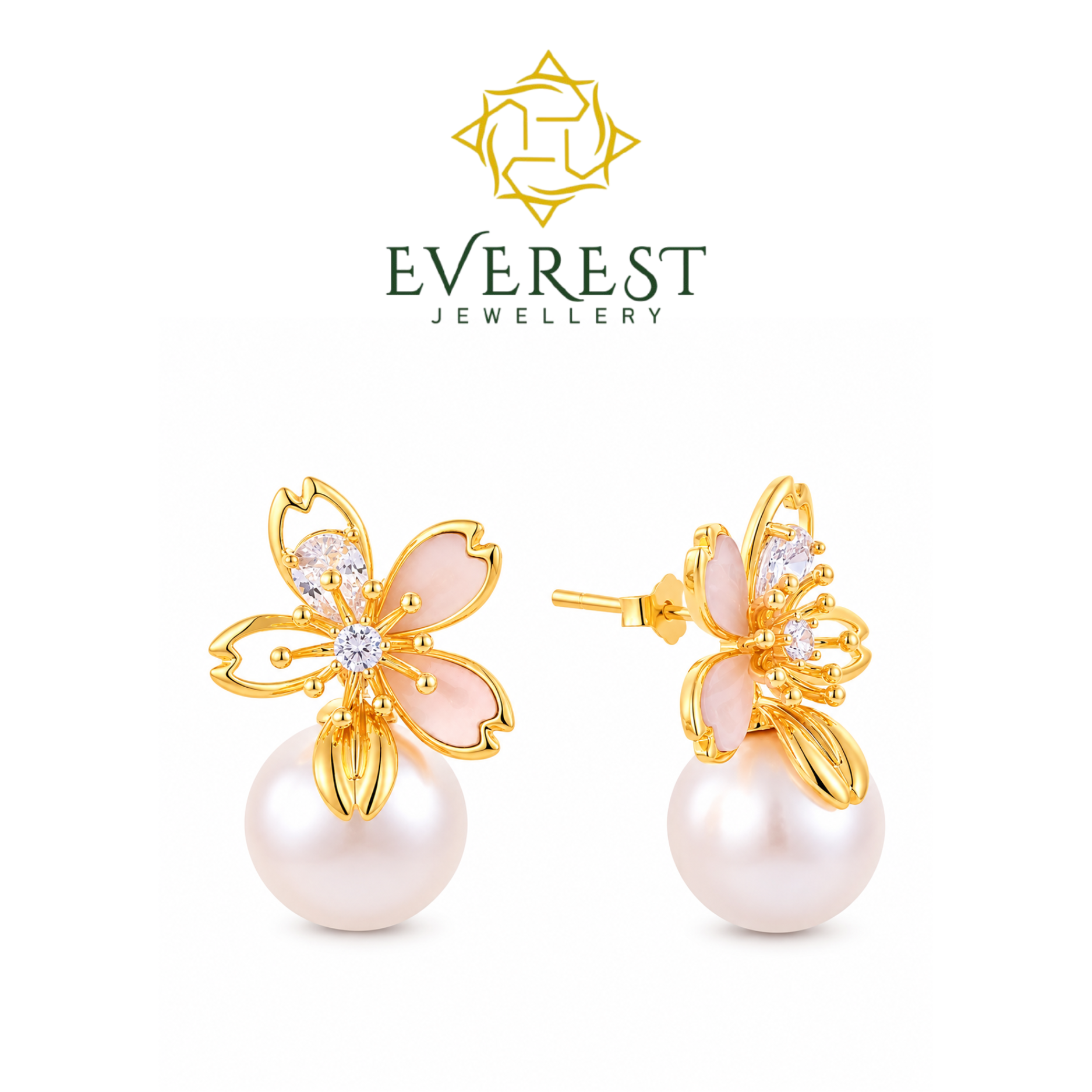 Blossom Pearl Earrings(G)