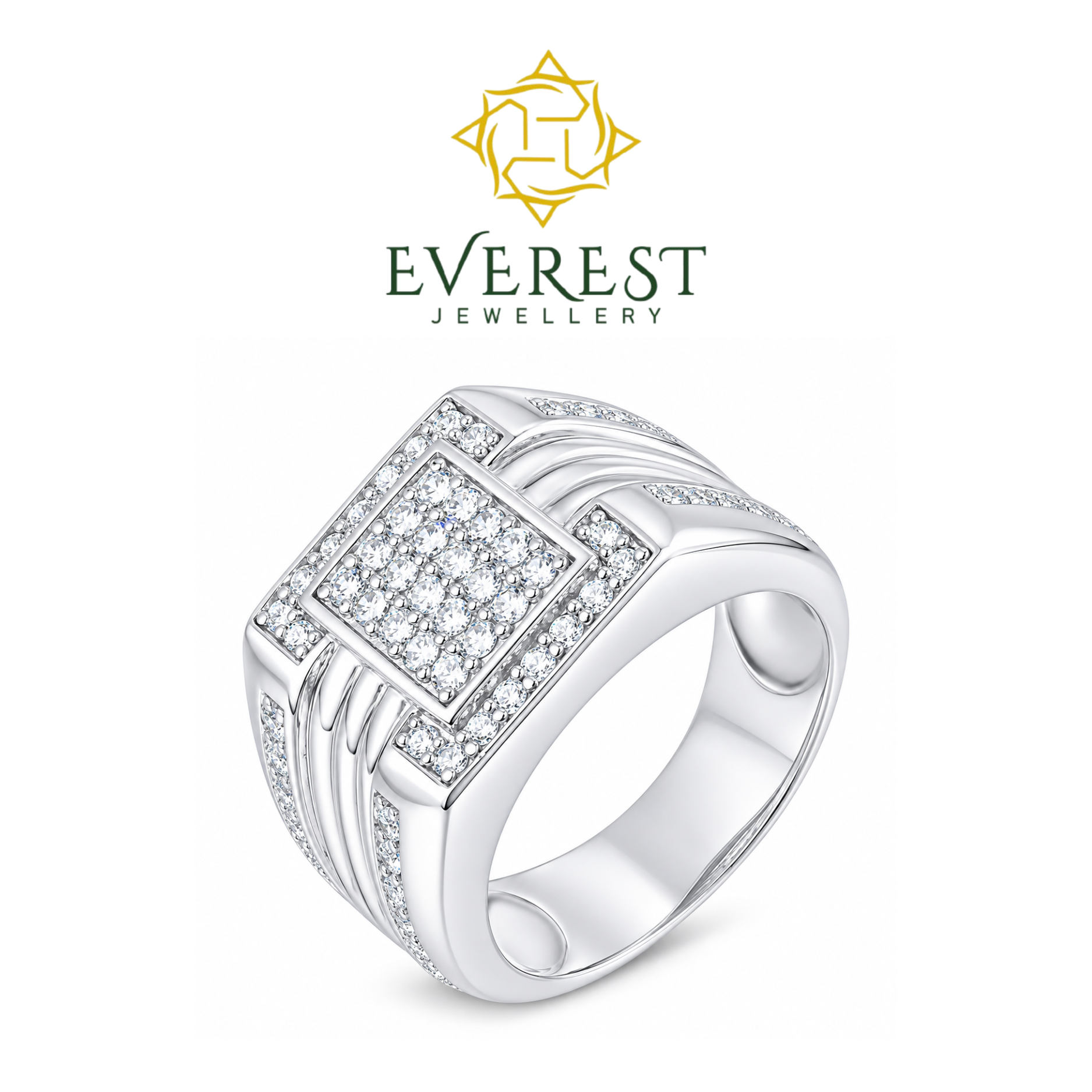 Diamond Pavé Men’s Ring(G)