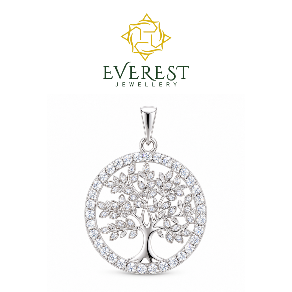 Tree of Life brilliant CZ Pendant